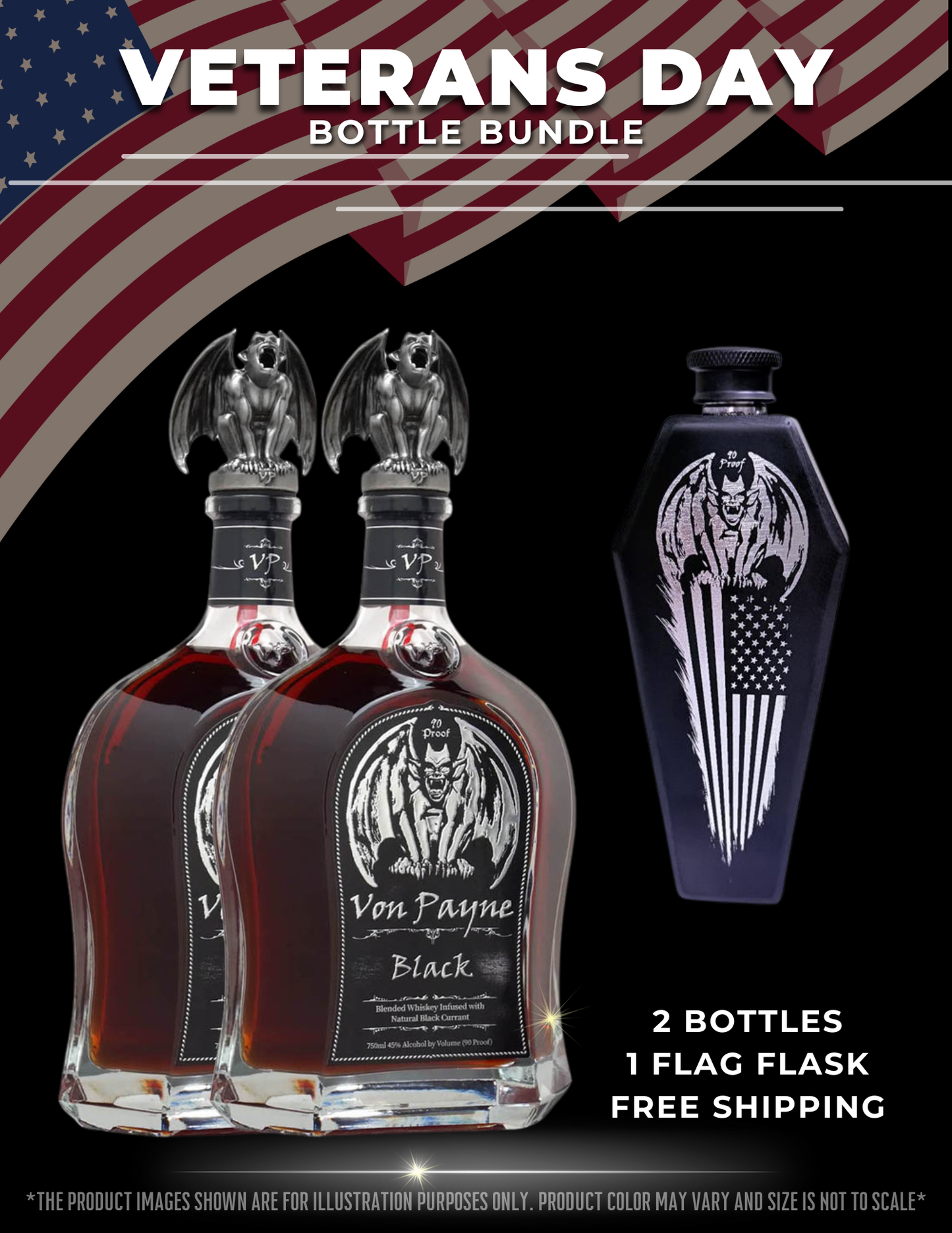 Von Payne Black - Veterans Day (2) Bottle Bundle