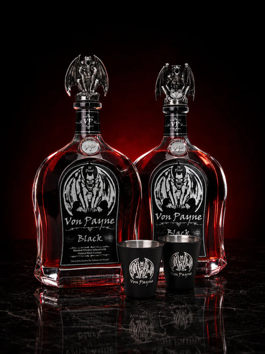 Limited Time Offer - Von Payne Black (2) Bottle Bundle w/ Shot Cups