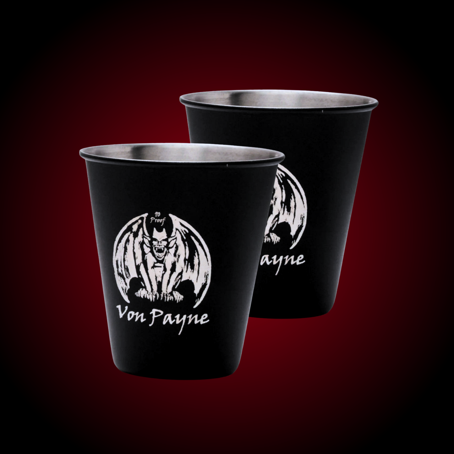 Limited Time Offer - Von Payne Black (2) Bottle Bundle w/ Shot Cups